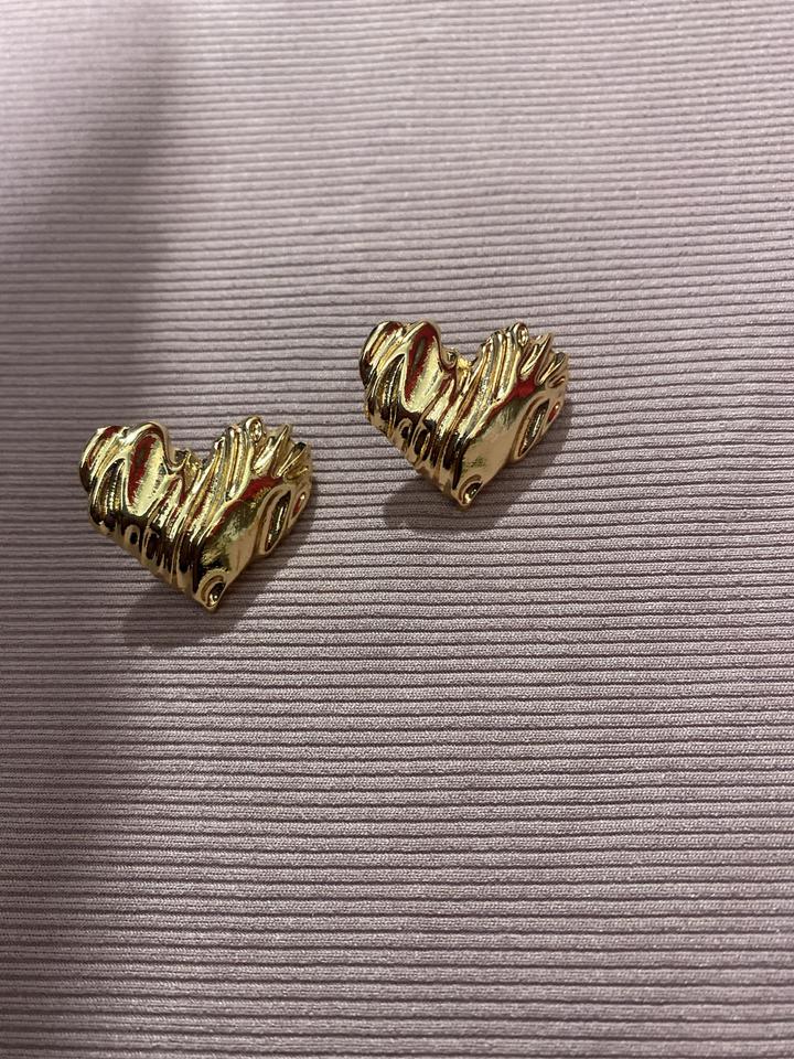 Серьги сердечки