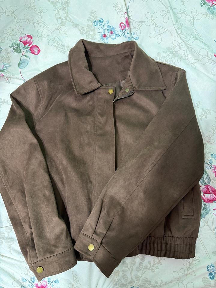 Куртка из искусственной замши