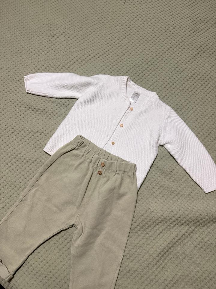 Комплект H&M: кардиган и брюки