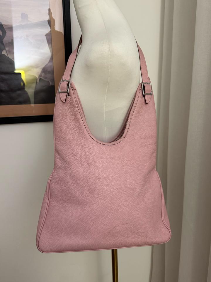 Hermès Hermes Massai Hobo розовый кожа