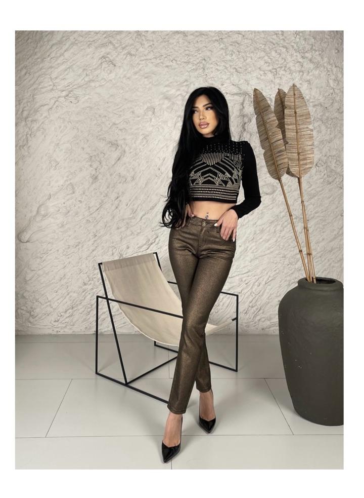 Trash & Luxury Укороченный лонгслив со стразами