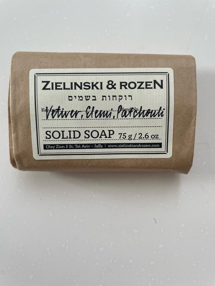 Твердое мыло Zielinski & Rozen Vetiver, Elemi, Patchouli