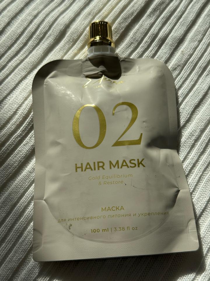 Max Mara Маска для волос Mera 02 Gold Equilibrium & Restore