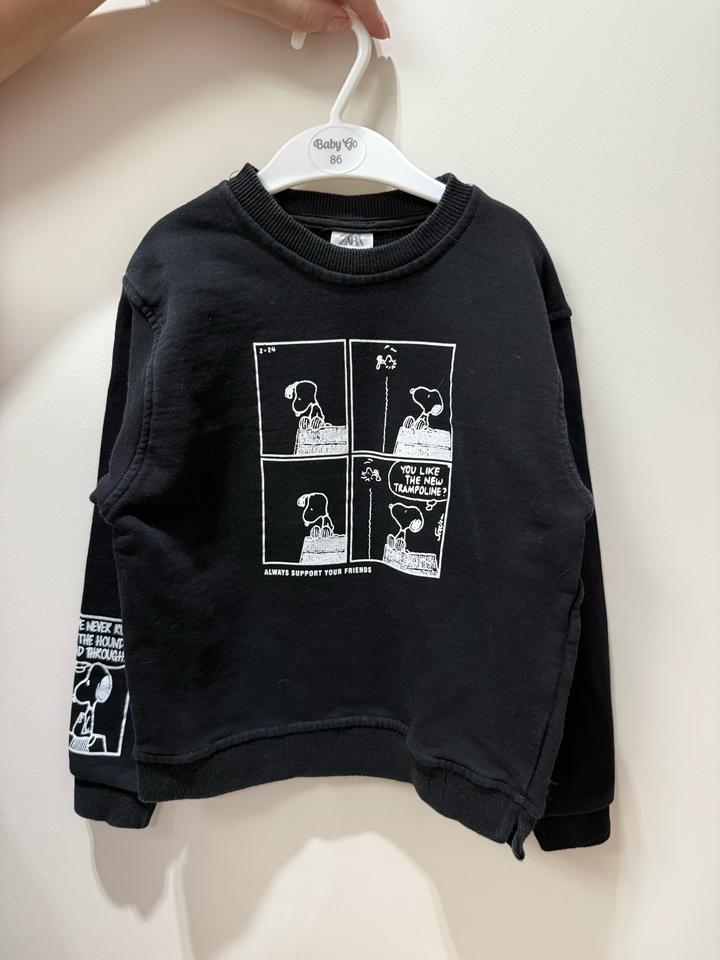 Свитшот ZARA с принтом
