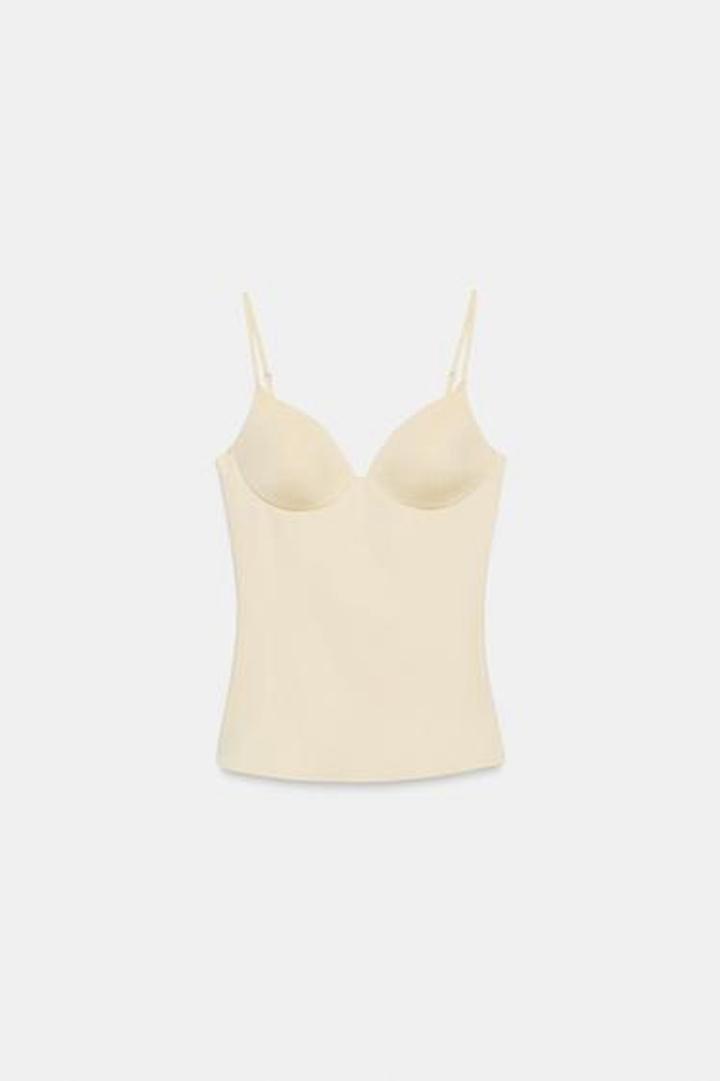 Zara Топ с чашечками