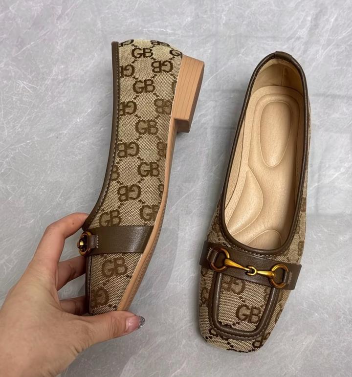 Элегантные балетки в стиле Old Money, под Gucci