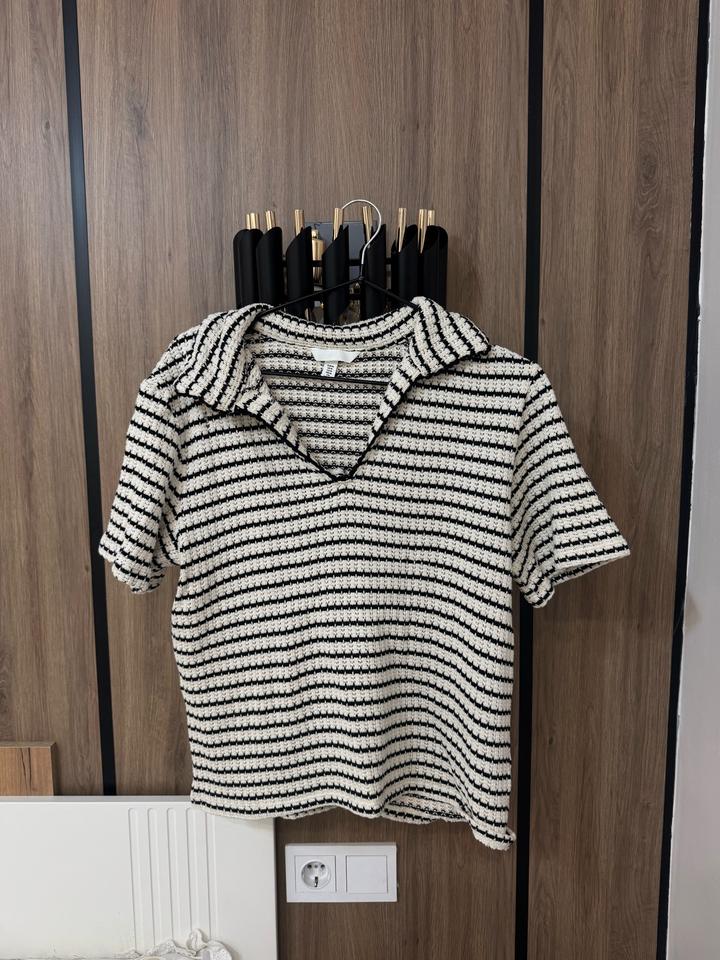 Вязаное поло H&M