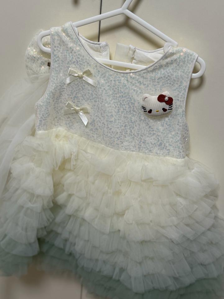 Hello Kitty Детское нарядное платье с пайетками