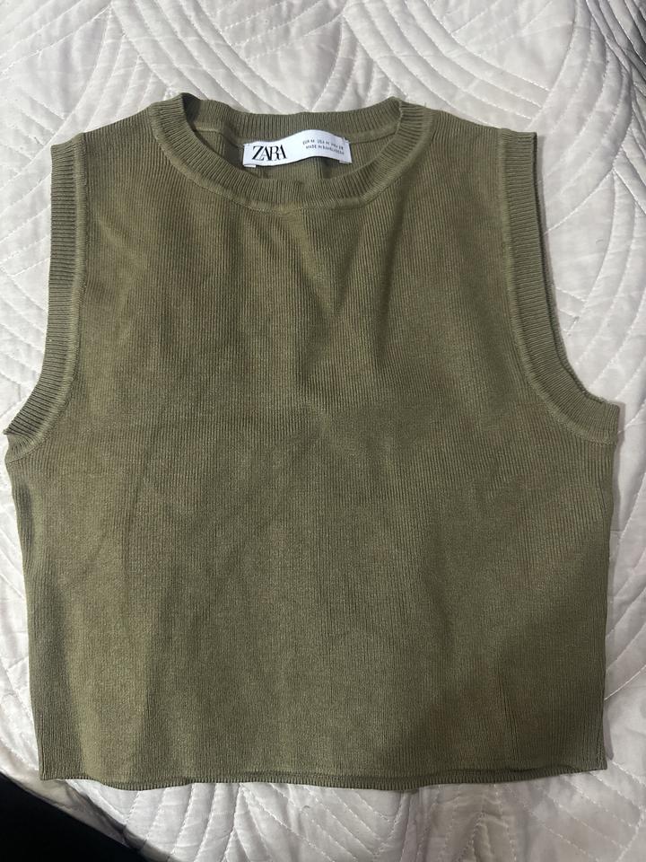 ZARA Топ вязаный