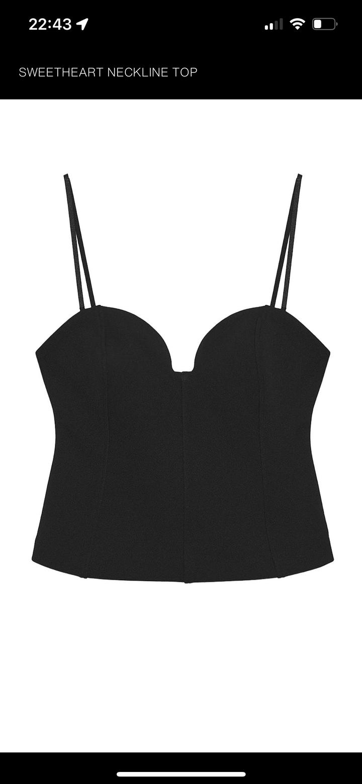 Корсетный топ Zara