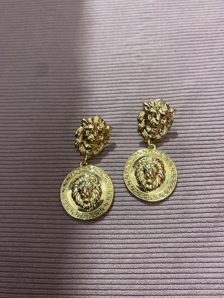 Серьги со львами