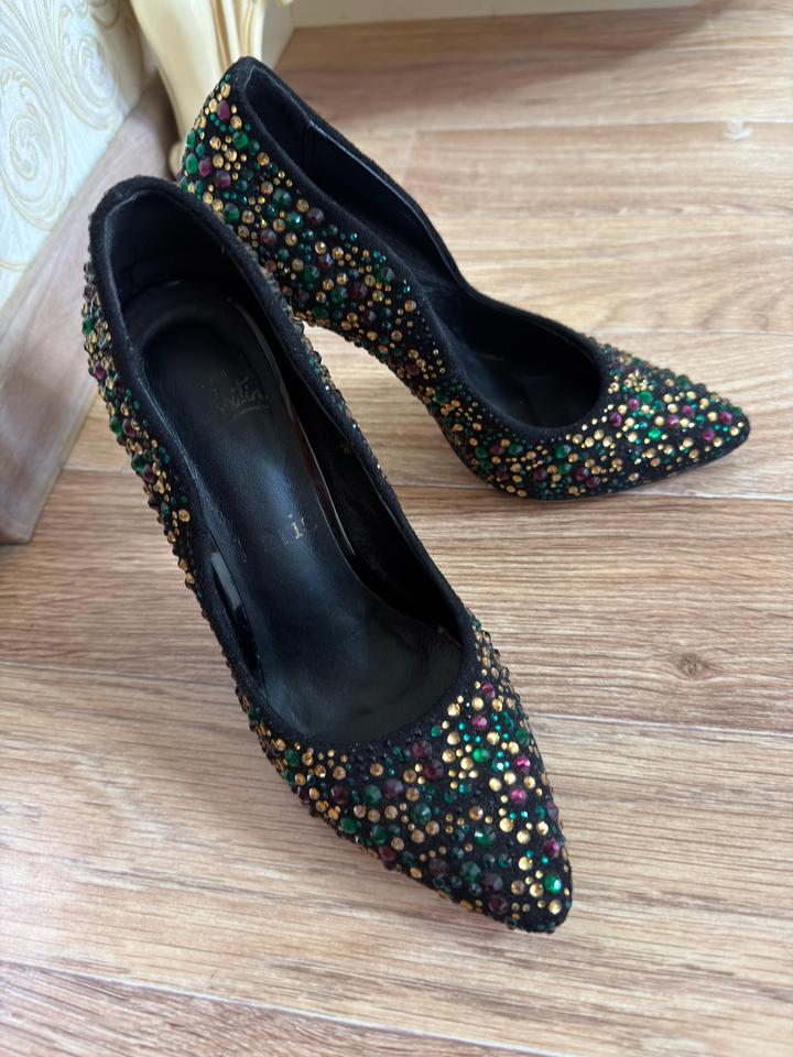 Туфли Christian Louboutin со стразами