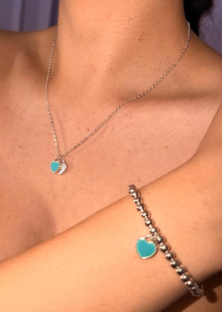 Цепочка и браслет под Tiffany