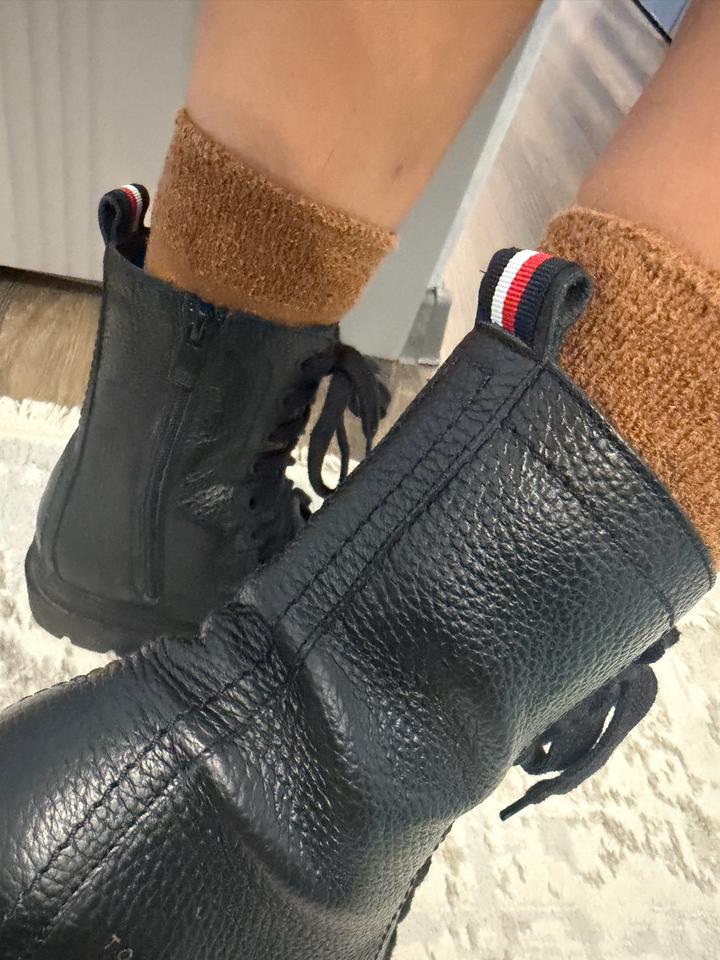 Женские кожаные ботинки Tommy Hilfiger