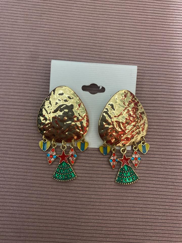 Серьги праздничные