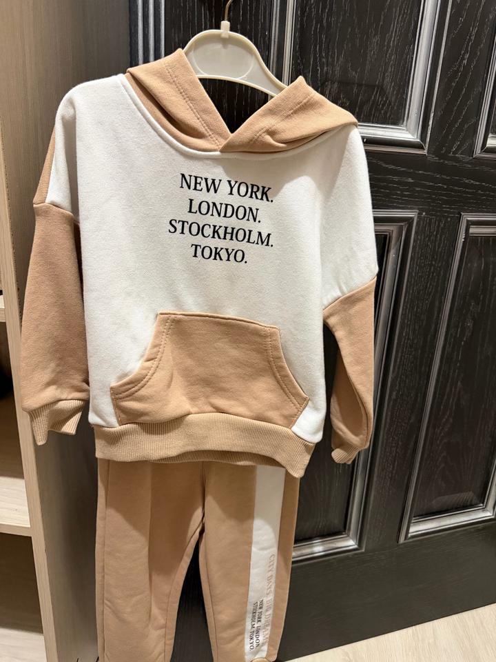 ZARA детский костюм худи и брюки