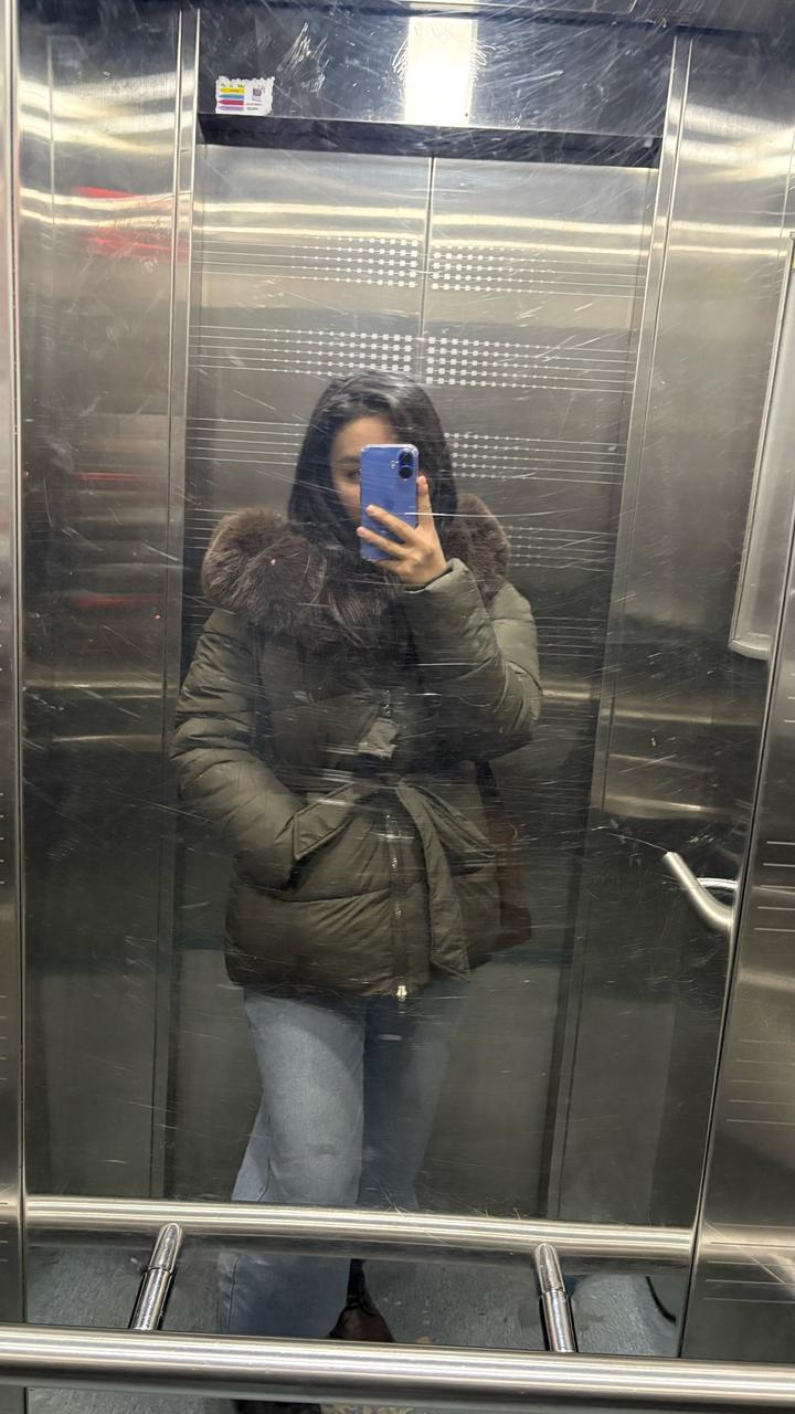 Куртка с меховым воротником