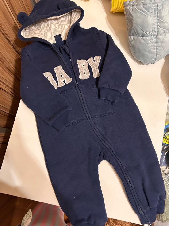 GAP Трикотажный комбинезон с капюшоном 18-24 месяцев