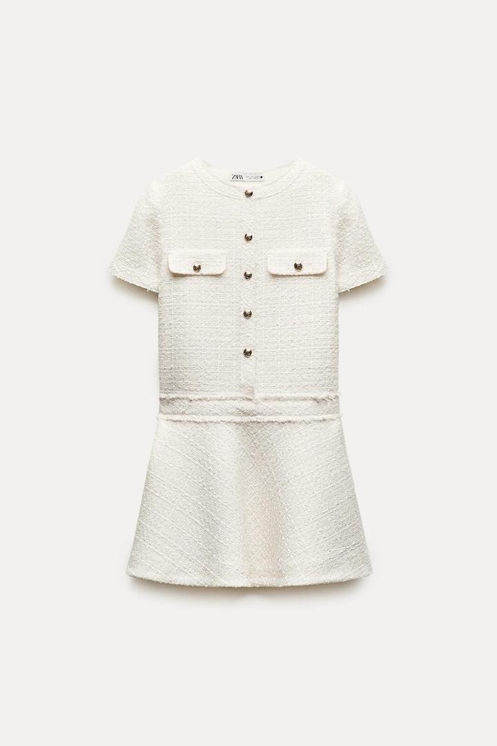 Платье ZARA твидовое