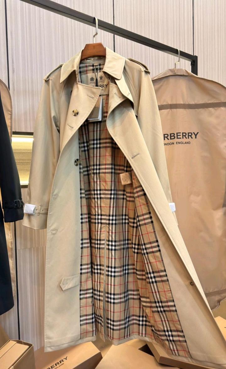 Burberry Классический тренч BUR, 100% хлопок, размер М/L (UK 10).