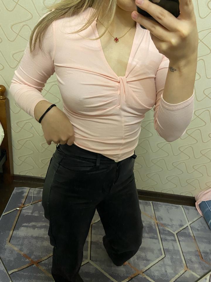 Кожаные брюки клёш