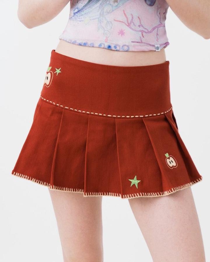 Юбка мини Six Dimension Pomme Built-in Shorts Skirt