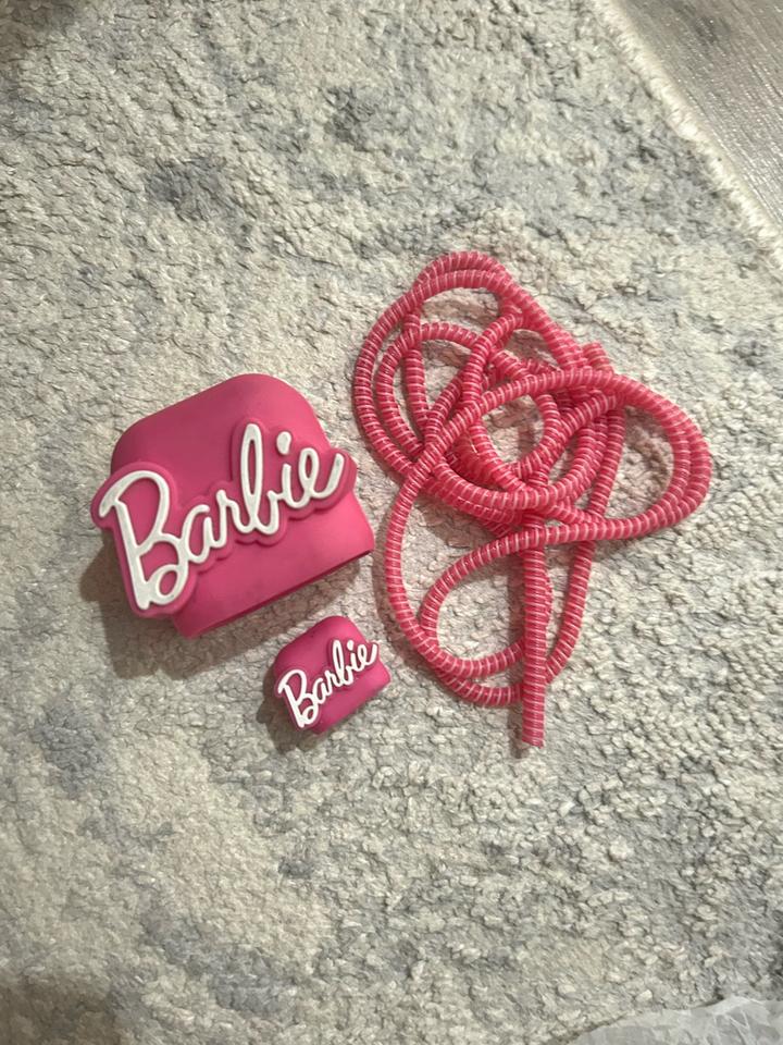 Чехол для зарядчика lightning Barbie💗