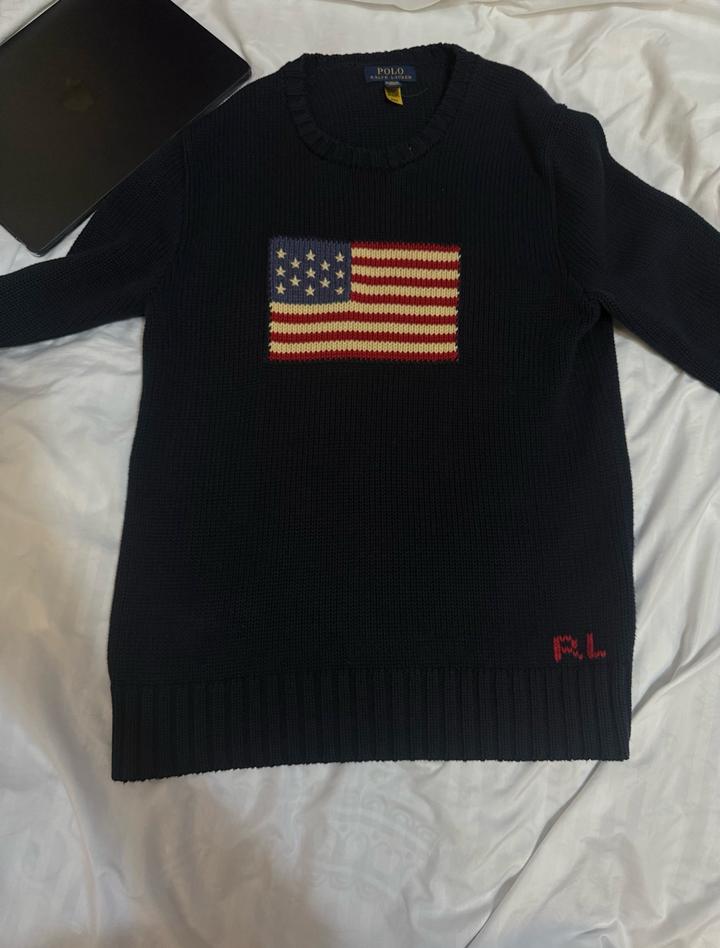 Unisex Оригинальный Polo Ralph Lauren The Iconic American Flag на рост 164-172