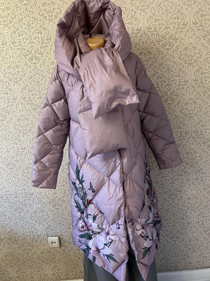Odri Пуховик с шарфом