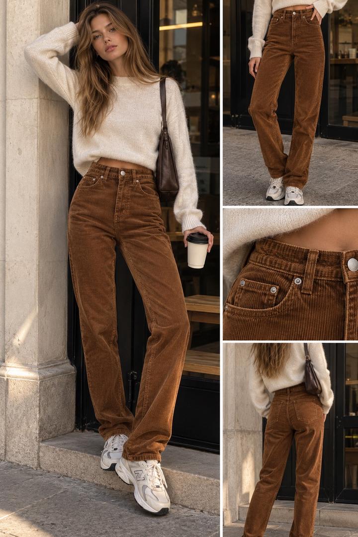 Pull & Bear Вельветовые брюки Pull&Bear