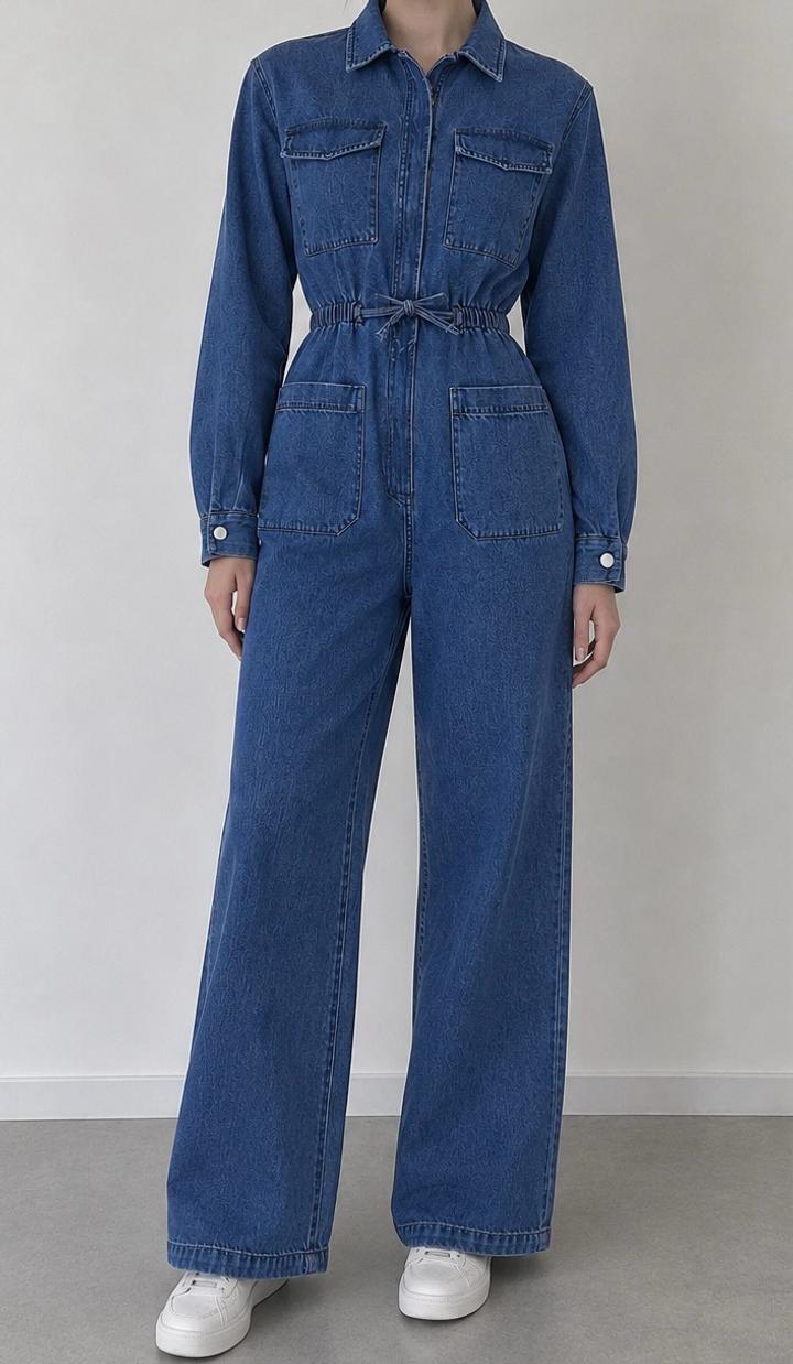 Джинсовый комбинезон (сарафан) ZARA