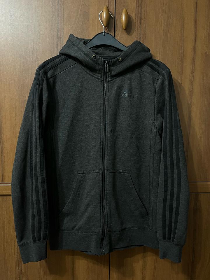 Толстовка на молнии adidas с капюшоном