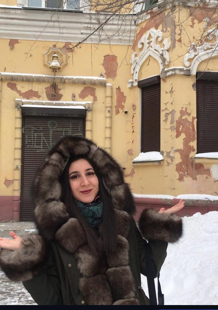 Парка с капюшоном и мехом