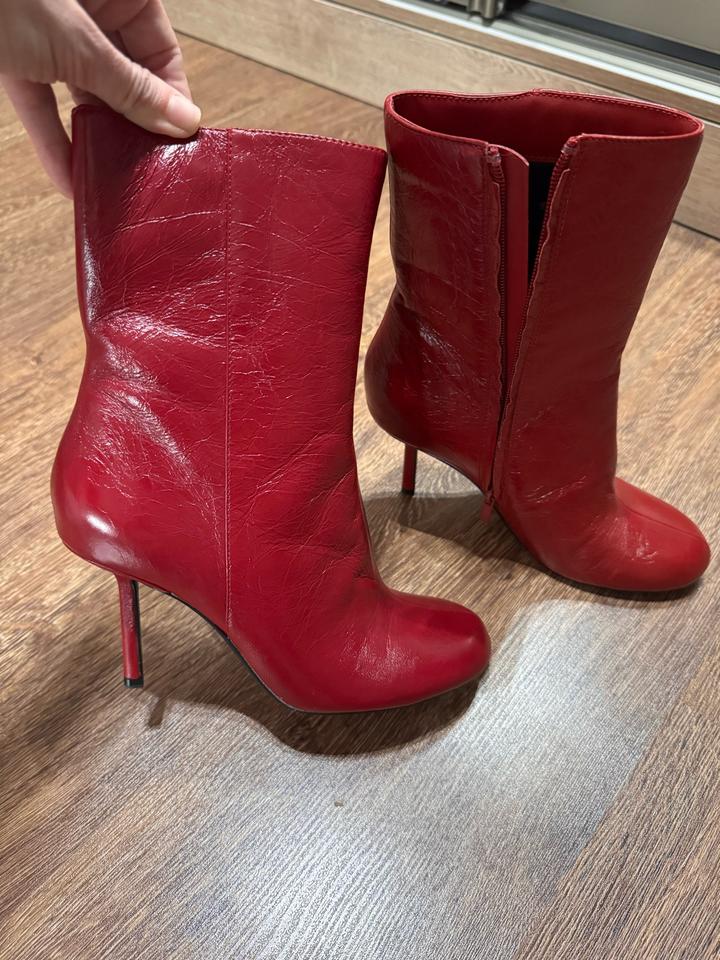 Ботильоны ZARA из натуральной кожи
