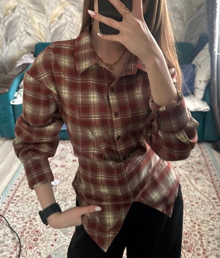 Рубашка с завязками сзади