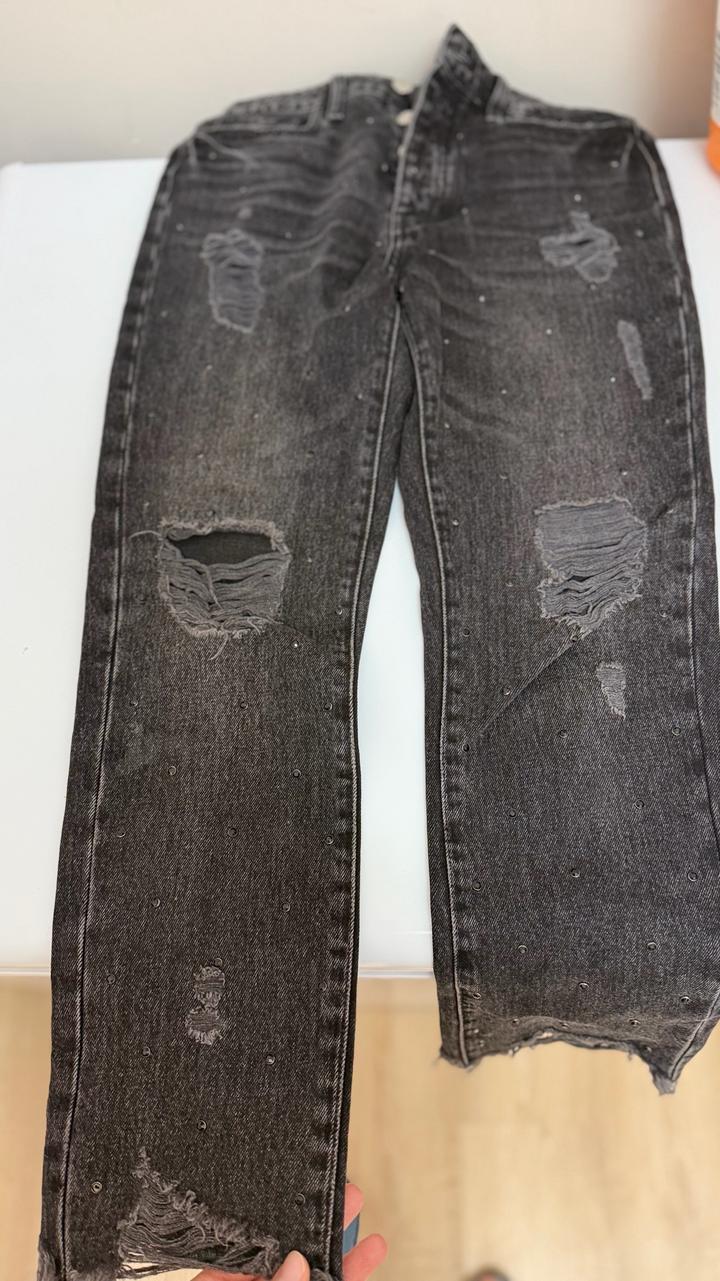 Джинсы Guess со стразами