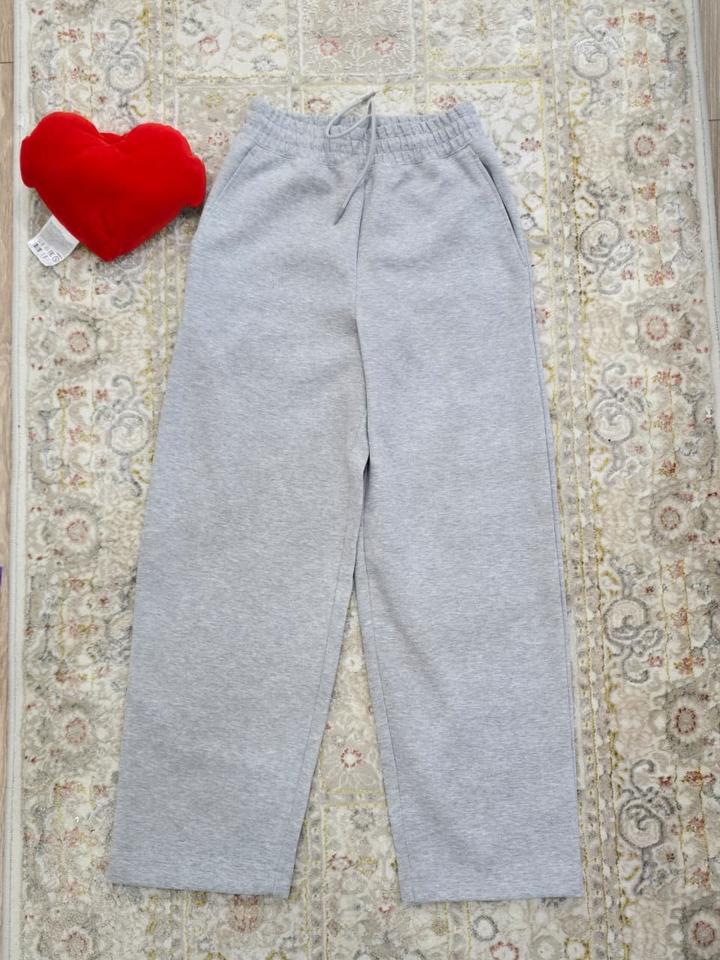 UNIQLO Sweat Wide Trousers Longer — широкие брюки, S