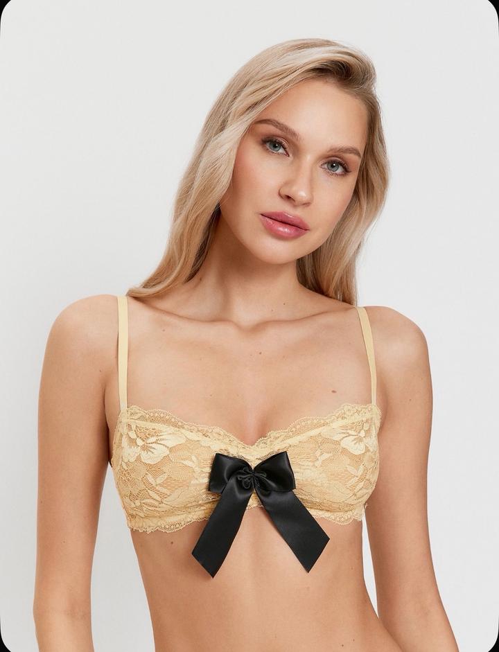 Кружевной бра с бантом infinity lingerie