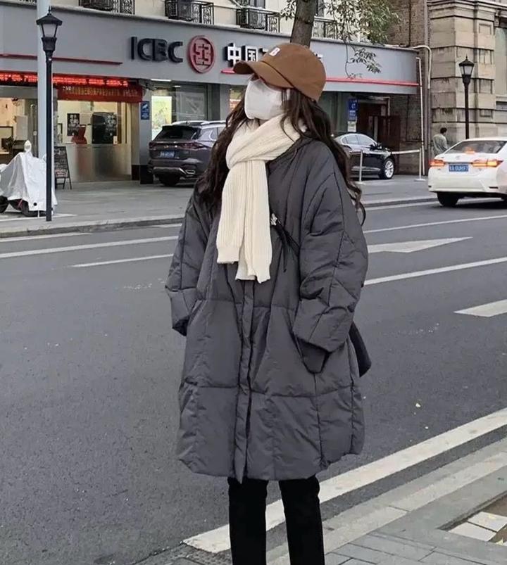 Стеганый оверсайз куртка