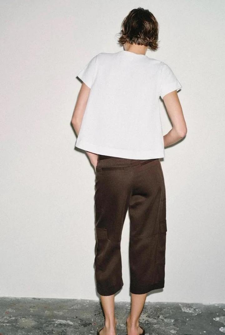 Zara Футболка широкополая