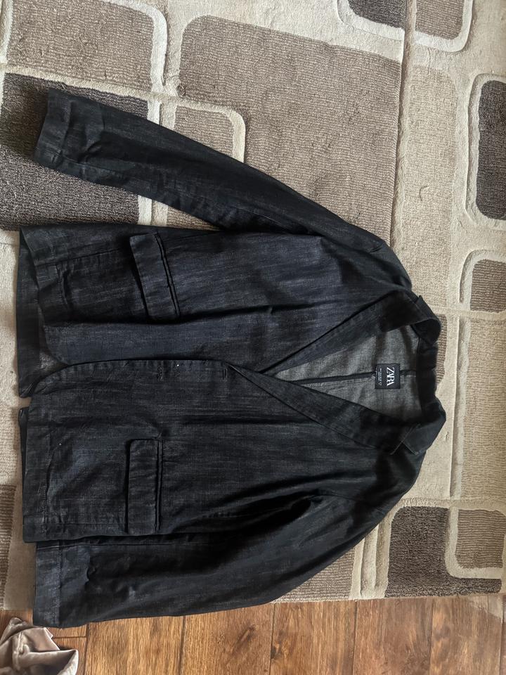 Джинсовый пиджак zara