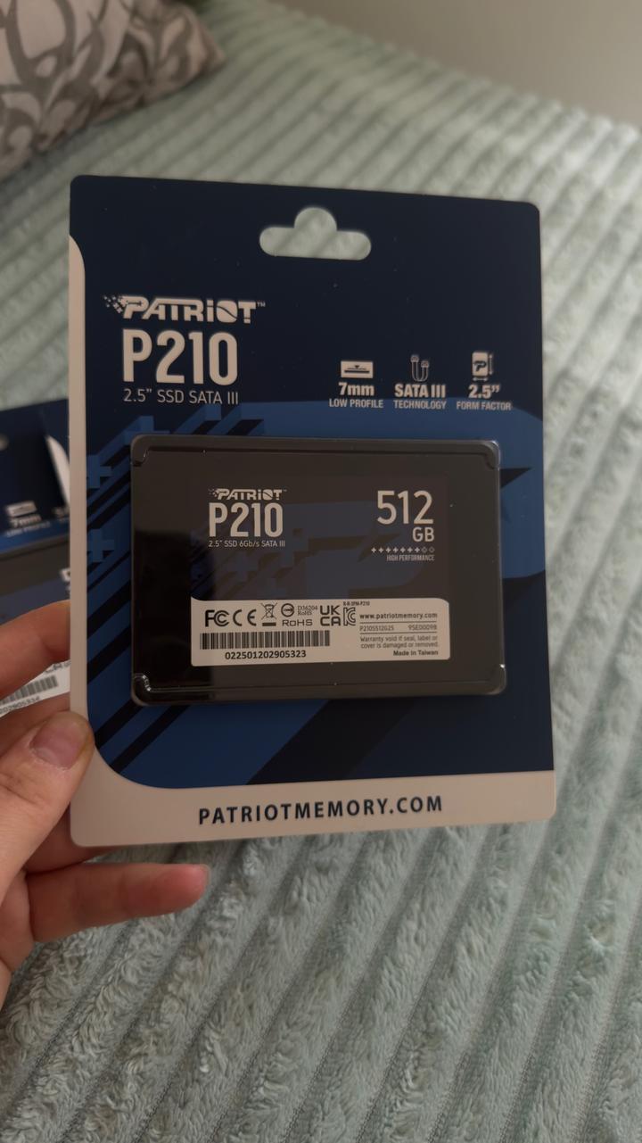 SSD-накопитель Patriot P210 на 512 ГБ — устройство для хранения данных в компьют
