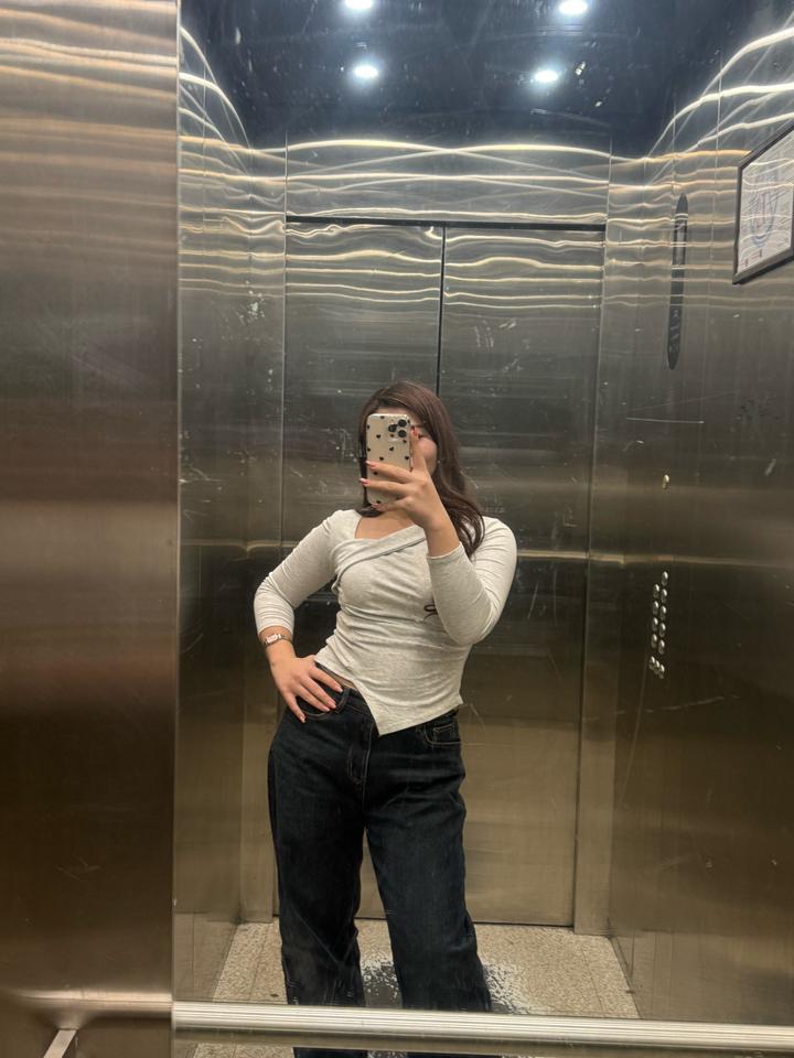 Zara Женский топ с длинным рукавом