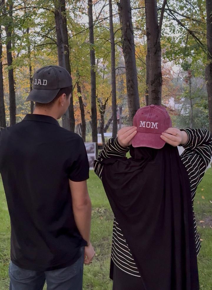 DAD&MOM Кепка парные Dad Mom 🖤❤️