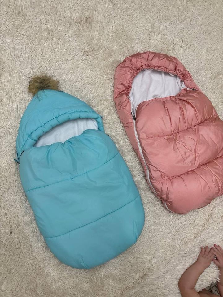 Конверты зимние на новорожденных двойняшек