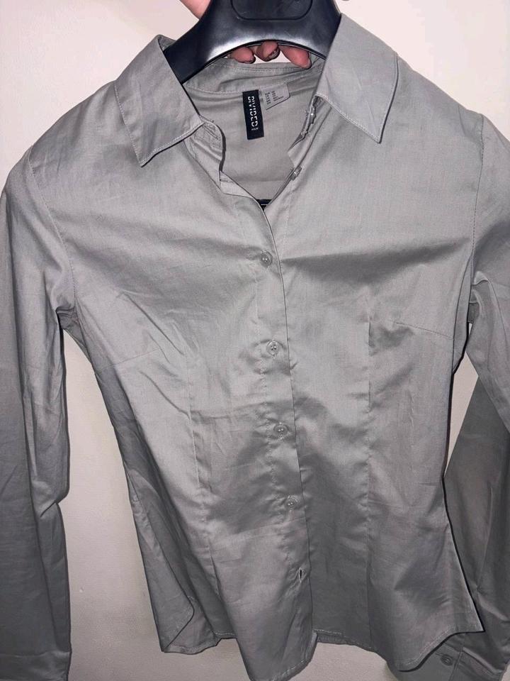 H&M Приталенная рубашка