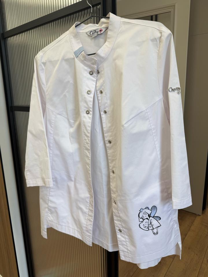 CaPriz Медицинский халат (короткий) с длинным рукавом белая 170/100