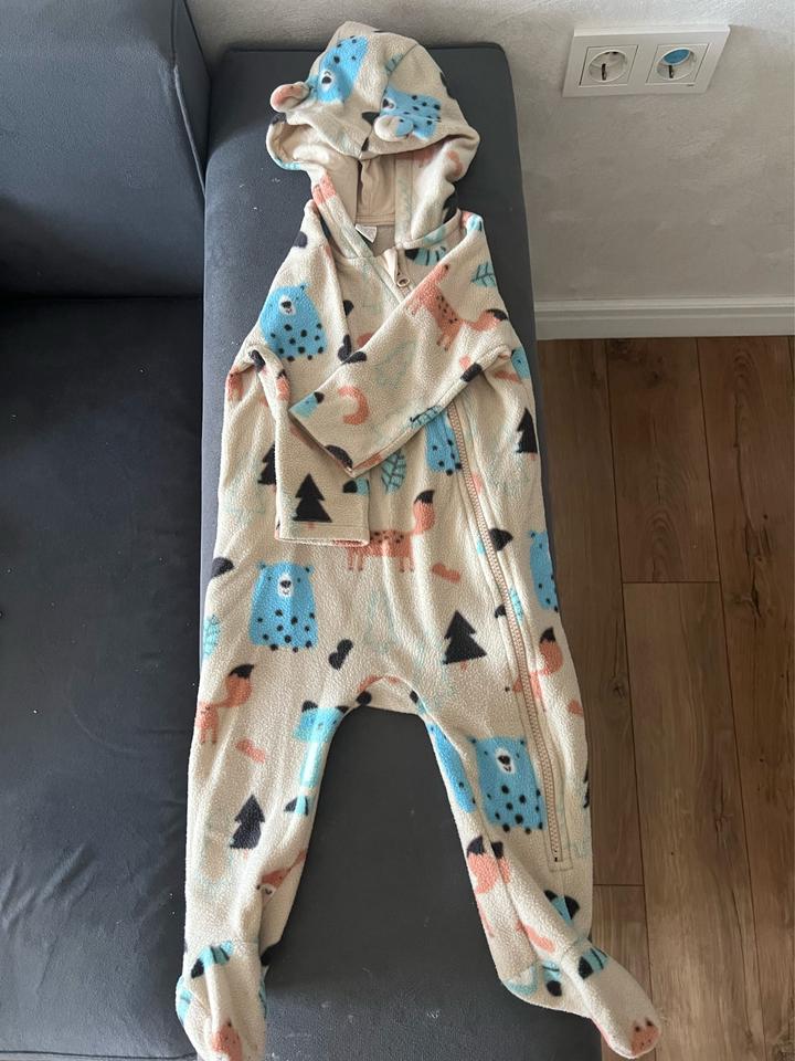 LC Waikiki Детский флисовый комбинезон с капюшоном LCW