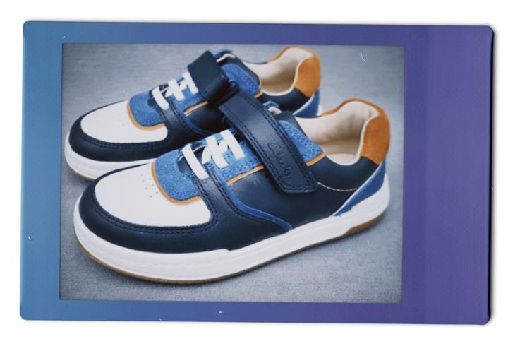 Clarks Демисезонные кроссовки 🧡💙🤍