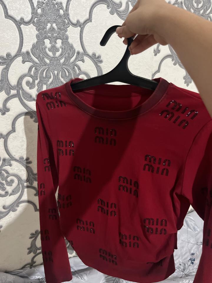Miu Miu Джемпер с принтом